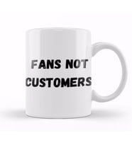 Fans Not Customers European Super League Kupa Bardak Porselen