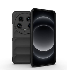 Xiaomi Mi 14 Ultra Uyumlu Kılıf Esnek TPU Oyuklu Arka Yüzey Tasarımlı Zore Etnik Silikon Kapak