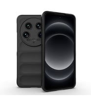 Xiaomi Mi 14 Ultra Uyumlu Kılıf Esnek TPU Oyuklu Arka Yüzey Tasarımlı Zore Etnik Silikon Kapak