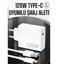 120W Şarj Aleti Type-C Uyumlu Turbo Şarj Aleti