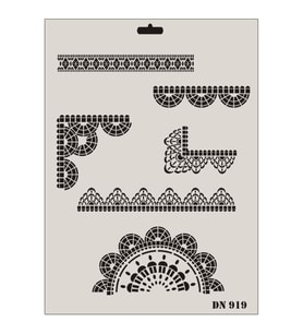 Rich Dantel Seri DN-919 Stencil 35x25 cm