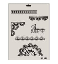 Rich Dantel Seri DN-919 Stencil 35x25 cm