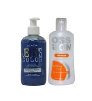 Jeans Color Saç Boyası Turkuaz 250ml Ve Ossion Saç Boya Temizleyicisi 200ml