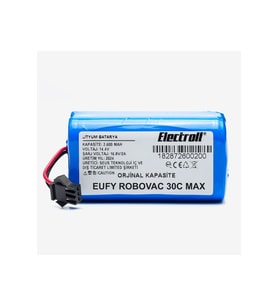 Eufy Robovac 30c Max Batarya (ORJİNAL KAPASİTE) 2.600mah Pil Akıllı Robot Süpürge Batarya Değişimi