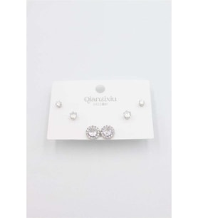 Çoklu Set Küpe - Gümüş