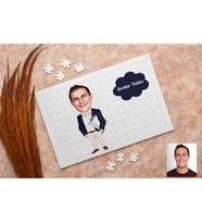 Organizatör Karikatürlü Kişiye Özel Puzzle