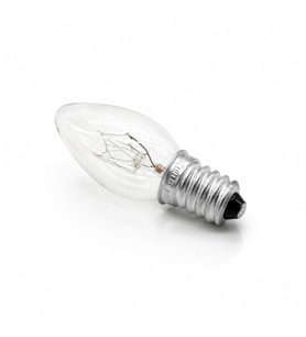 50 ADET ŞEFFAF GECE LAMBASI AMPUL E14 - 10W C7 (5680)