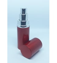 PARFÜM ŞİŞESİ 20 ML (3 ADET) ALÜMİNYUM KIRMIZI BOŞ ŞİŞE (Şeffaf)