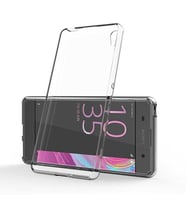 Sony Xperia X Kılıf Zore Şeffaf İnce ve Esnek Süper Silikon Kılıf (Renksiz)