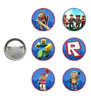Lisanslı Yaka çanta rozeti ROBLOX 6lı Paket Pinyata İçi Küçük Hediyelikler