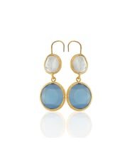 Kadir Jewellery 22 Ayar Altın Kaplama Kadın İnci Küpe -El İşçiliği Ve Hipoalerjenik Küpe