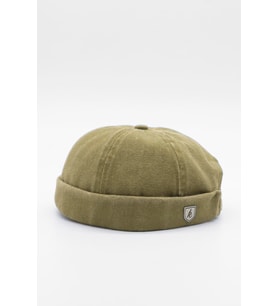 Vintage Retro Bej Eskitme Pamuk Cap Docker Şapka