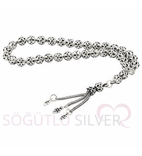 Söğütlü Silver Telkari oksitli tesbih