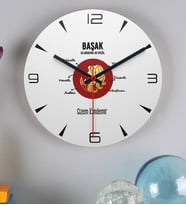 Kişiye Özel Başak Burcuna Hediye Duvar Saati