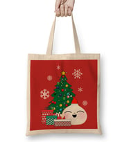 Happy Bao Bun Around The Christmas Tree Bez Çanta Uzun Saplı