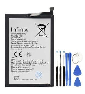 İnifix Hot 8 Pil Batarya Bl-49fx+tamir Set 5000 Mah