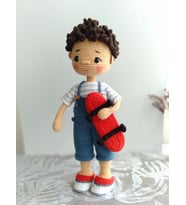 Amigurumi Erkek Oyuncak Alp Bebek