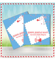 Marteniçka Bileklik Kartı 10x9 Cm 20 Adet  M7(BiLEKLiK DAHiL DEĞİLDİR) Şans Bilekliği Kartı-T353 (Renksiz)