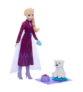Disney Karlar Ülkesi Elsa Bebek ve Yavru Kutup Ayısı Figür Seti J