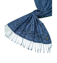 Kalın Kışlık Paşmina Şal 75x190 cm (Petrol Mavisi)