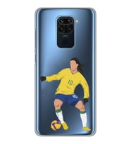 Xiaomi Redmi NOTE 9 Uyumlu Ronaldinho Tasarımlı Şeffaf Telefon Kılıfı