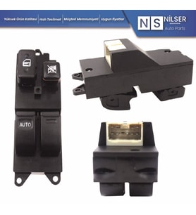 Toyota Corolla AE101 1993-1998 Ön Sol Çiftli Cam Düğmesi