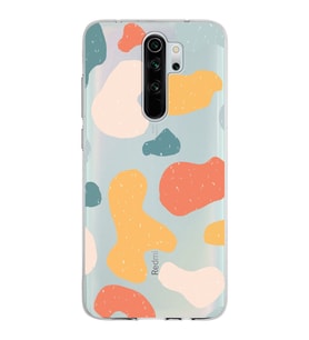 Xiaomi Redmi Note 8 Pro Uyumlu Kapak Grunge Tasarımlı Şeffaf Silikon Kılıf
