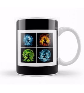 Avatar The Last Airbender Element Kupa Bardak Porselen