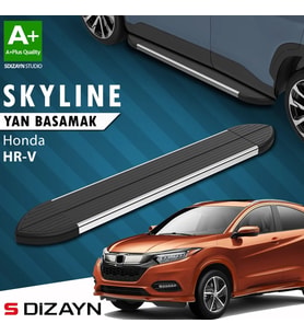 S-Dizayn Honda HR-V 2 Skyline Krom Yan Basamak 173 Cm 2015-2020 A+ Kalite