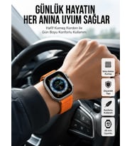 Yeni Nesil Akıllı Saat Çok Yönlü Titreşimli 49 Mm Android Ve İos Uyumlu