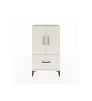 Arges Komodin 2 Raflı Tek Çekmeceli 2 Kapaklı 60x30x106 Aytaşı-Aytaşı