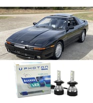 Toyota Supra Uzun+Kısa Far Ampulü H4 Access Yeni Seri Beyaz 1989-1992