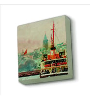 İstanbul Vapur Baskılı Doğaltaş  Magnet(KRT-033)