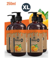 Rekze Masaj Yagı 4 Adet Portakal Aromalı Yenilebilir Büyük Boy  Etkili Masaj Yağı250 ml