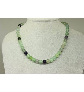 Florit Taşı Kolye 8mm (Klipsli)