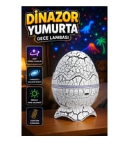 Dinozor Yumurta Tasarımlı Dekoratif Gece Lambası