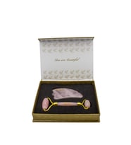 Kuvars Roller Ve Gua Sha Taşı %100 dogal Taş