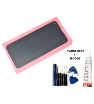 Tkgz Infinix HOTE 7 LİTE Uyumlu Lcd Ekran Dokunmatik + B-7000 + Tamir Seti