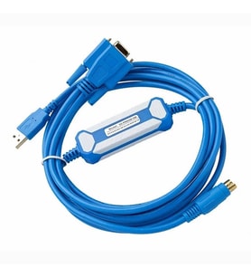 UC-PRG020-12A Delta Usb Plc Programlama Kablosu Round 8 Pin DB9 Hmi Text Panel
