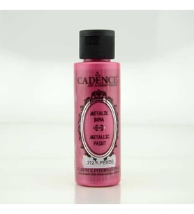 Cadence Metalik Boya 70 ml. 212 Koyu Pembe 