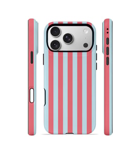 iPhone 17 Pro Max Vorian Çift Katmanlı Kılıf Poolside Candy Stripe