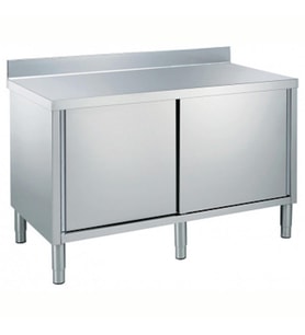 Electrolux Professional Dolaplı Çalışma Tezgahı, 100 Mm Sırtlı - 1600 Mm MS1617N