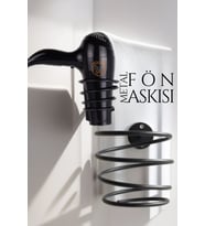 Metal Fön Askısı SİYAH