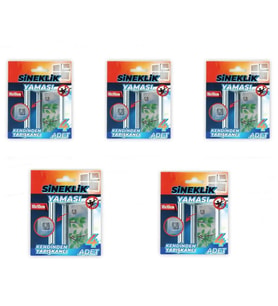 Sineklik Yaması Sineklik Tamir Bantı Kendinden Yapışkanlı 10x10cm 4Adet 5 Paket