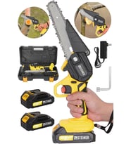 Steiner Alman 128 Vf 10 Ah Çelik Şanzuman Akülü Dal Kesme Budama Testere Bıçkı Makinesi 15 Cm Sarı