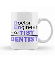 Doctor Engineer Artist Dentist 032 Kupa Bardak Porselen