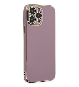 Mey İthalat® iPhone 14 Pro Kılıf Volet Silikon - Mor