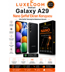 LUXELOOM Smart Pro Samsung Galaxy A29 Nano Şeffaf Ekran Koruyucu