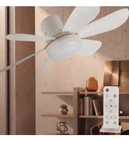 LED Tan Vantilatörü - ize - 52 cm - Zaman Ayarlı - Uzatma Duy Aparatlı