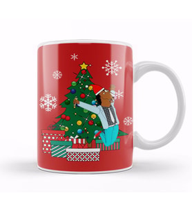 BoJack Horseman Around The Christmas Tree Kupa Bardak Porselen